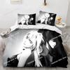 Комплект постельного белья Death Note Single Twin Full Queen King Size Bed Set Adult Kids Bedroom Duvet cover Sets 3D Print Anime Death Note