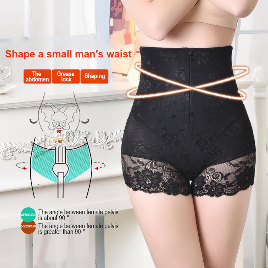 

Женские кружевные брюки с застежкой-молнией на животе, обтягивающие корректирующие трусы