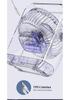 USB Rechargeable Circulating Fan with Light for Home, Office, Dorm, and Outdoor Camping