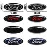 BQYI9 22.3cm 14.5cm Car Styling Logo Front Grille Emblem Rear Trunk Badge Accessories For Ford Mondeo MK2 MK4 F150 F250 F250 GT GT500