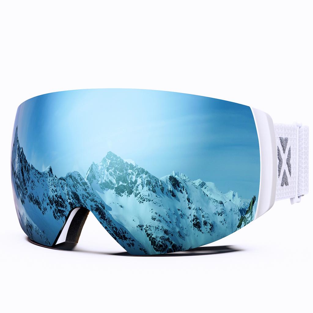 Maxjuli Professional Magnetic Winter Sport Ski Goggles Anti-Fog Uv400 Skiing Snowboard Glasses Snowmobile For Men Women M6