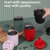 Stainless Steel Thermal Mug - Double Wall Vacuum Insulated Leakproof Thermos, Portable Travel Coffee Tumbler for Hot & Cold Drin