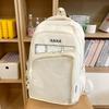 Schoolbag Light Pain Bag School Bag Large Capacity Backpack Ultra Light Girls Bag Pain Bag Junior High School Second Dimensional Girls Wind Backpack