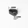Reusable Black Plastic Cable Clips Mic Holders Lightweight Wire Fixers for Microphone Stand Desk Stage Performance