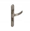 Internal Door Handle with Long WC Plate, Right, Brushed Nickel