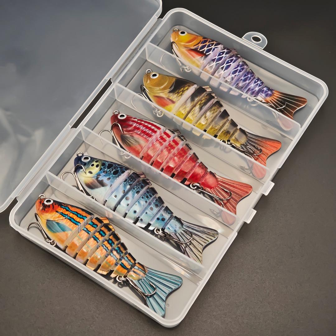 Настраиваемая 19-граммовая тонущая многосоставная рыболовная приманка с искусственной наживкой