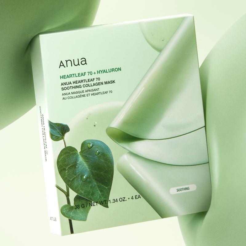 Anua Heartleaf 70 Soothing Collagen Mask 38g*4EA