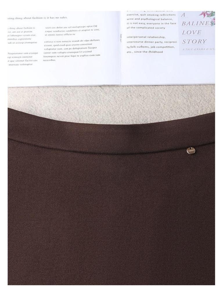 Elegant High Waist A-line Skirt - Autumn/Winter 2025 Collection