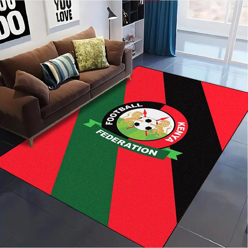 Football Kenya Carpet Rug for Living Room Bedroom Home Sofa Decoration,Kids play Non-slip Floor Mat