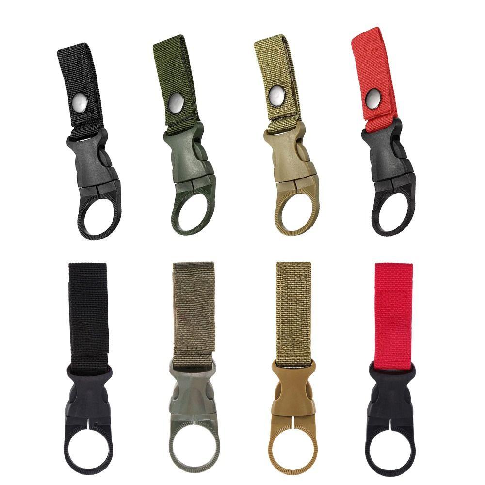 Hanging Clasp Water Bottle Buckle Holder Webbing Backpack Bottle Hanger Water Bottle Hook  Outdoor