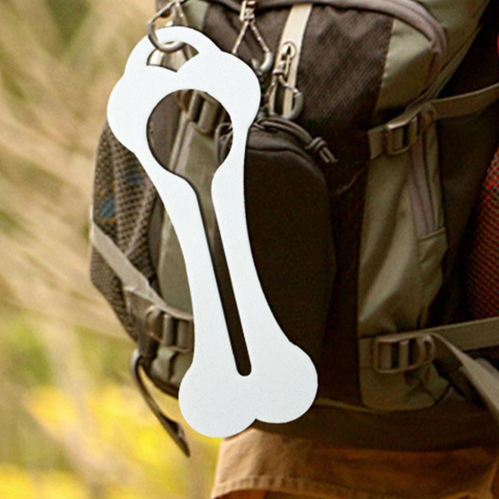 Hundekotbeutel-Clip Knochenform Welpen-Kotbeutel-Haken Haustier-Transportzubehör Mit Karabiner Tragbarer Müllbeutel-Clip Für Stadt