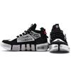Li Ning Vintage Basketball Shoes Women's Mid Top Black/Silver AGBN062-11