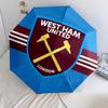 West Ham Unitedpattern, automatic folding umbrella, portable and foldable design, 8 ribs, a Christmas or birthday gift.