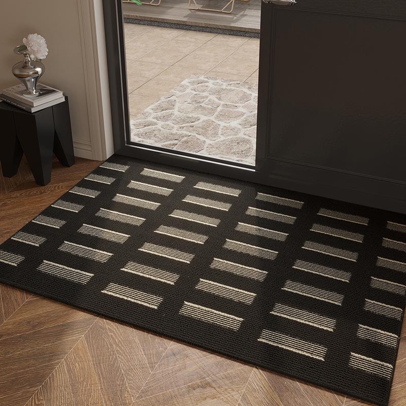 Elegant Retro Non-slip Door Mat - Wear-resistant, Cuttable Polypropylene