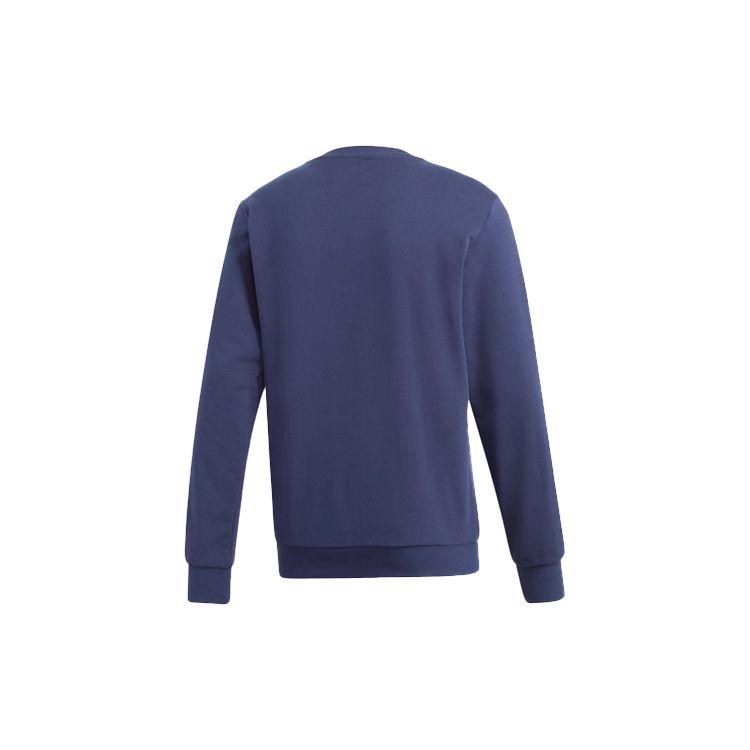 Adidas Three-Stripe Long Sleeve Sweatshirt Men Tops Ink-Blue DU0484
