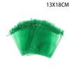 20pcs Strawberry Grapes Fruit Grow Bags Netting Mesh Vegetable Plant Protection Bags For Pest Control Anti-Bird Garden Tools
