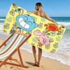 The Amazing World of Gumball Cartoon Art Print Beach Towel, Large Soft Quick Dry Towel for Beach Camping Swimming