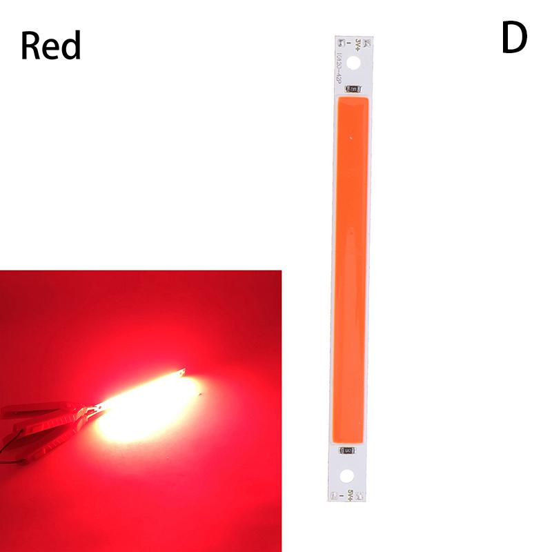 120X10Mm 3V 5V Led Bulb Cob Strip Chip On Board Warm Cold White Blue Red Green 5W Led Lights For Cob Work Lamps Decoration Light