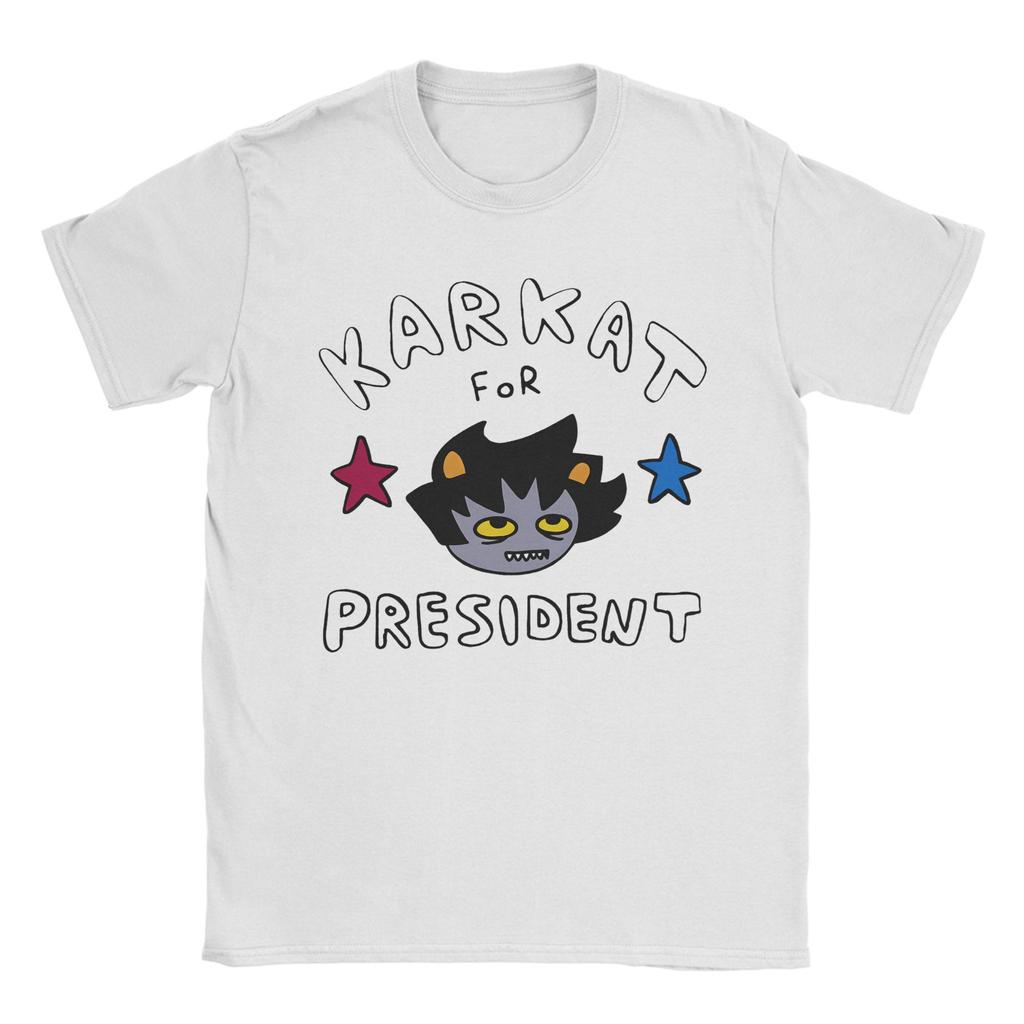Homestucks Pantskat Karkat T-Shirt Men's Cotton Clothes Printed Fiction MSPA O-neck Short Sleeve