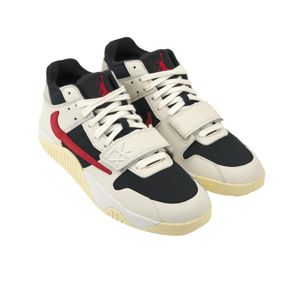 Travis Scott x Air Jordan Jordan Jumpman Jack TR Rouge Université Baskets Unisexe Blanc Voile Noir FZ8117-101