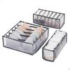 Nylon Breathable Underwear & Sock Storage Box for Home Drawers