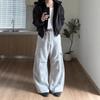 Mens Oversized Hooded Puffer Jacket With Faux Rabbit Fur Trim Warm Winter Cotton-Padded Coat Streetwear Casual Wear