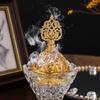 Artistic Rotating Incenses Burners Set With Jar For Yoga Room And Home Centerpieces Arabic Styles Table top Decors