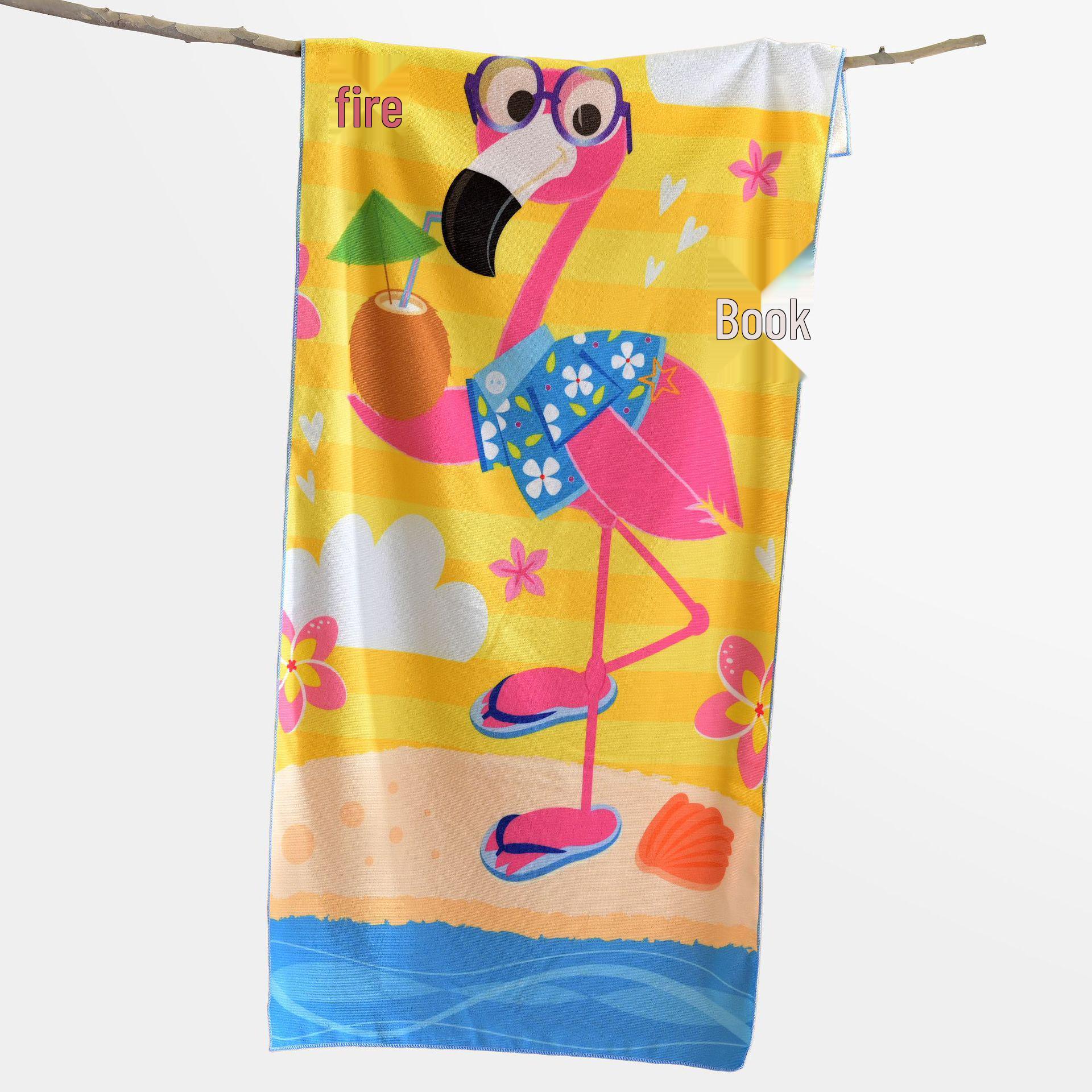 

Superfine Fiber Extra-Large Absorbent Beach Towel with Reactive Printing 70*150 cm