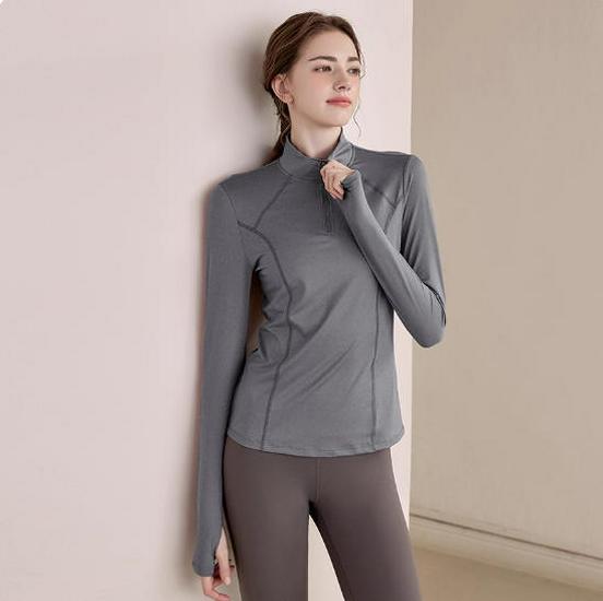 

Women s Plus Size Quick-Dry Long Sleeve Yoga and Running Jacket M (95-110 jin)