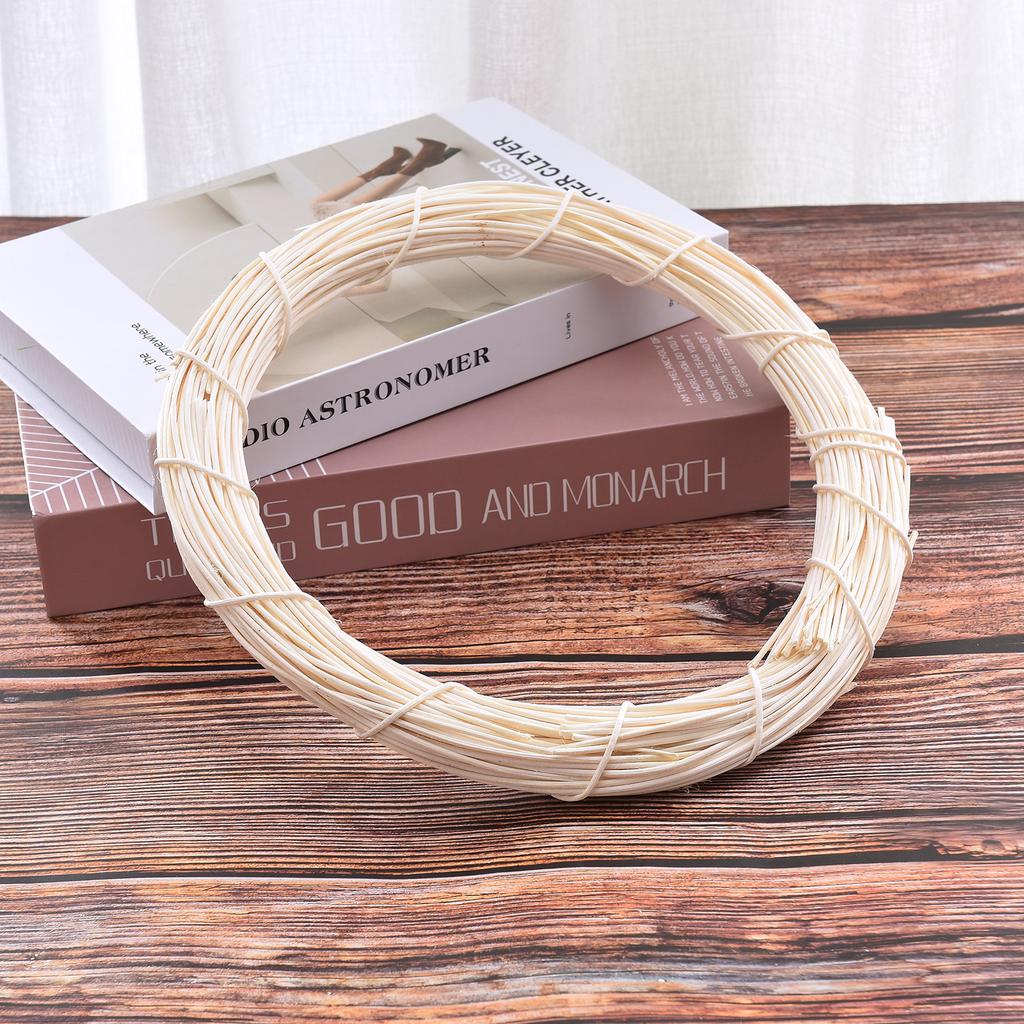 Künstlicher Weihnachtskranz Rattan Dekorative Hängekranz für Haustür Fensterbänke Regale Kaminsims