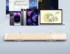 BOW Hangshi HD088F Dual-Mode Wireless Bluetooth Foldable Keyboard with Stand for Tablets & Phones