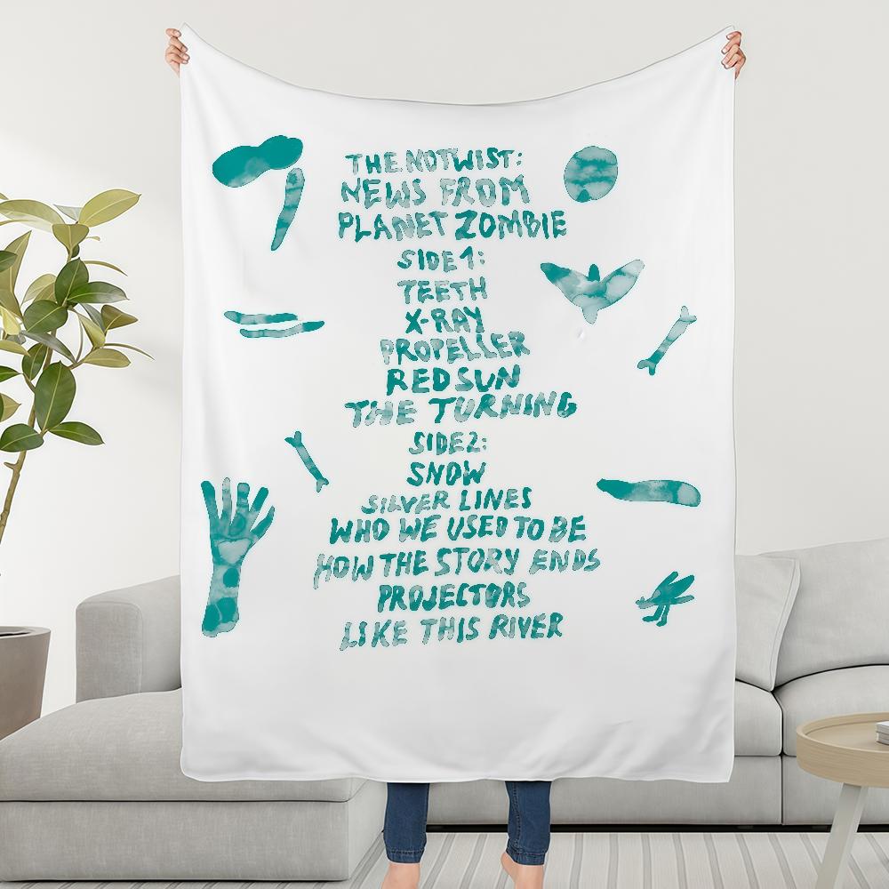 

Planet Blanket From Notwist The Throw Super Zombie Cosy News Plush Living Room Sofa Couch Childish Birthday Gifts 75x90cm