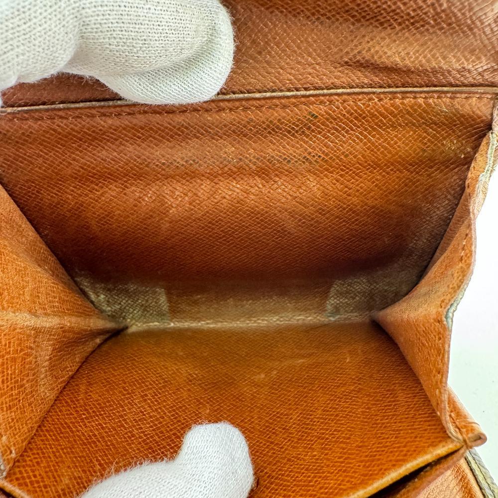 LOUIS VUITTON M61660 Vintage W Hook Wallet Compact Wallet Monogram Monogram Portonet Bie Cult Credit Tri-fold wallet Brown Monogram Used