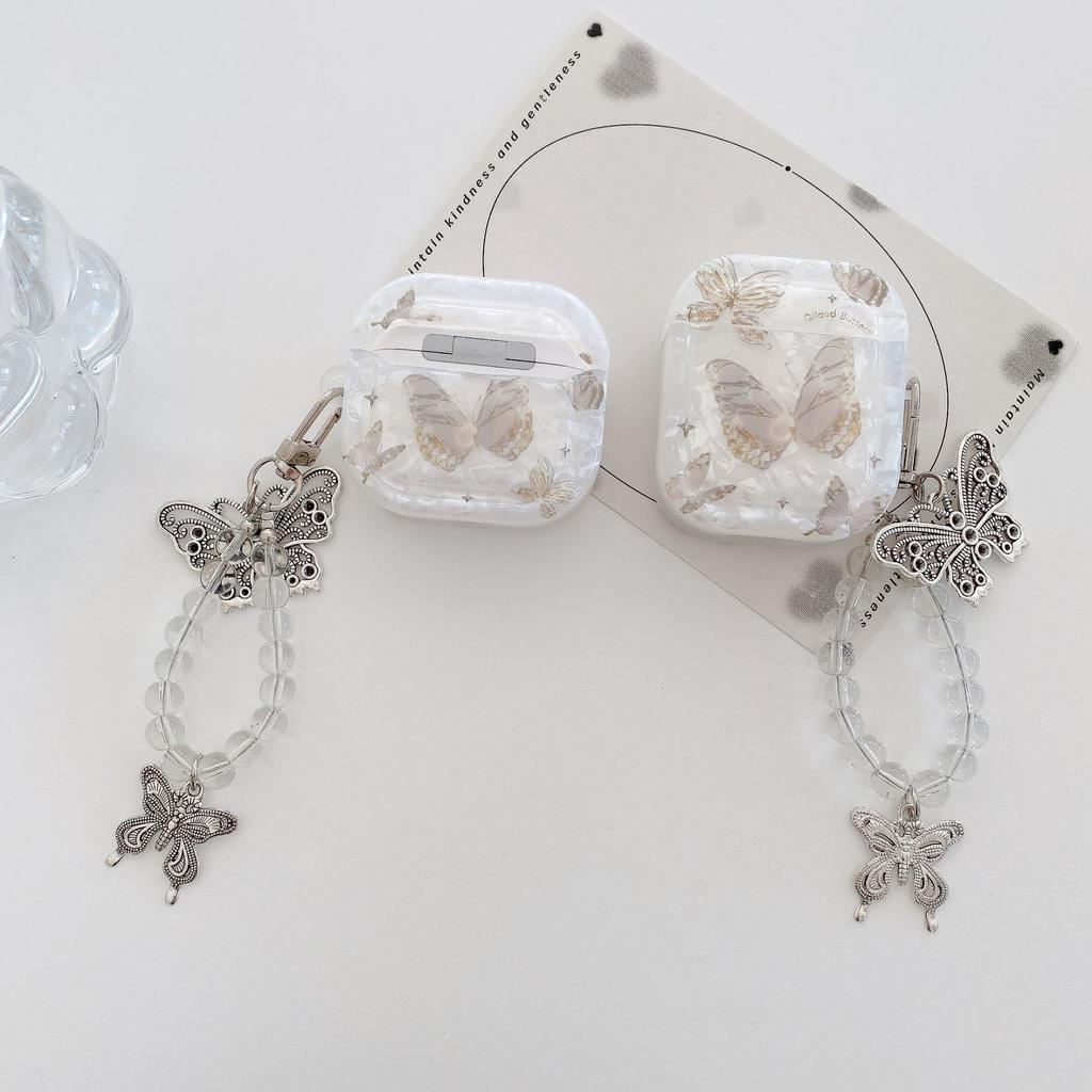 The New Shell Pattern Three-dimensional Butterfly Is Suitable for AirPods 1 /1 Protective Case Pro1 Wireless Bluetooth Headset Case 11th Generation