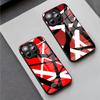 Eddie Van Halen Grafik Gitarre Handyhülle Für IPhone 17 16 Pro Max 15 Plus 14 Pro 12 11 13 Mini X XR XS Max SE Glasabdeckung