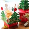 Christmas Boxes 10-Piece Christmas Tree Candy Box 3D Bag Basket Decoration For Valentine's Family Birthday Holiday Easter Snack