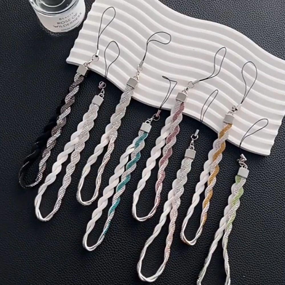 

Яркий бриллиантовый кристалл, анти-потерянный брелок для ключей, подвесной шнур, аксессуары для телефонов