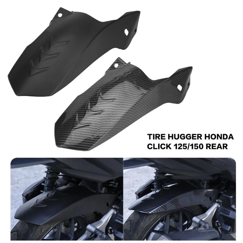 Replacement Mud Splash Guard Motorcycle Rear Tire Hugger Mud Guard Mudguards for Click125/150 Motorcycle Accessories