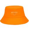 Bucket Hat Cotton Fisherman Hat for Women Men Milano Print Sun Protection Urban Street Style Casual Outdoor Breathable Sun Hat