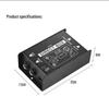 Single-Channel Passive Impedance Converter DI Box for Guitar Effects