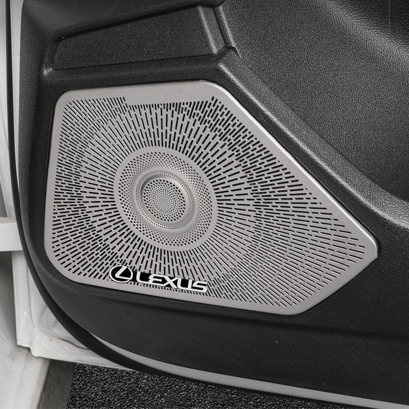 Interior Stickers Car Audio Decorate 3D Aluminum Badge Emblem Sticker For Lexus 250 300 RX 300 350 US 200 GX 400 460 LX GS450H G