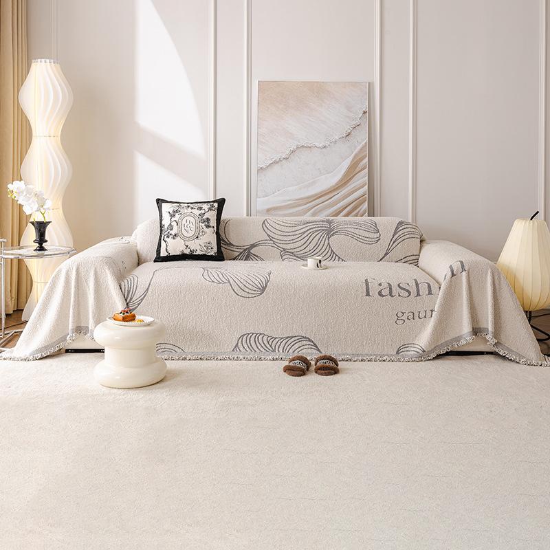 Simple Modern Sofa Cushion Thickened Anti-Scratching All-Inclusive Sofa Cushion Four Seasons Universal Dustproof Sofa Cover Cloth Cushion