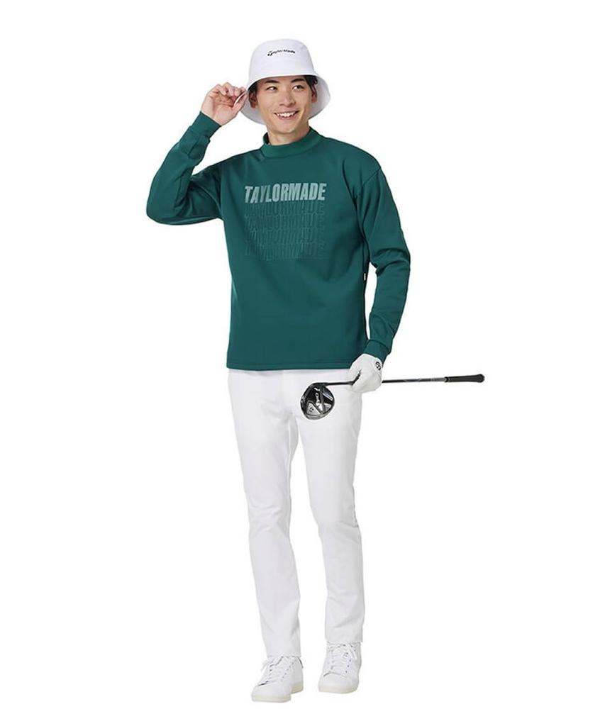 TaylorMade Graphic Logo Sweat Moc White XO Men's 24FW UN350