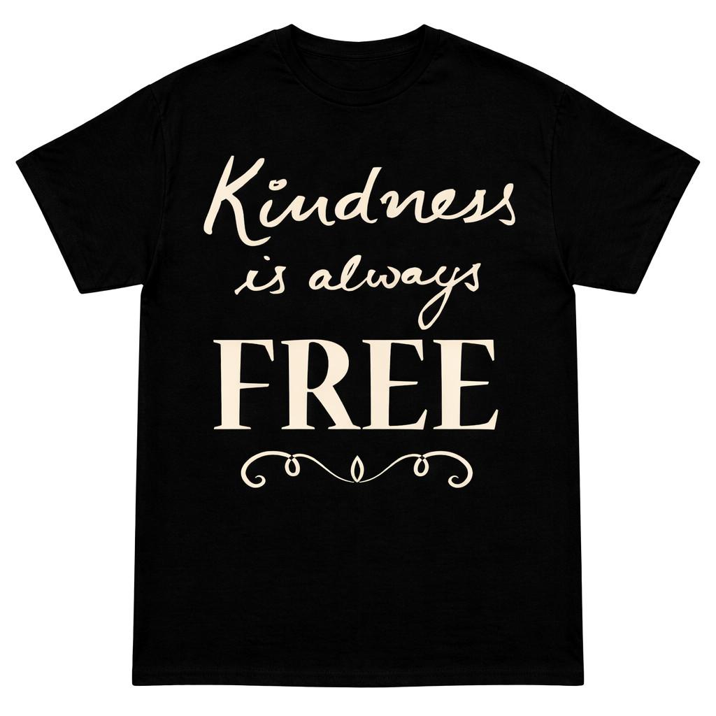Kindness T Shirt Positive Quote Graphic Tee Be Kind Message Motivational Top S разноцветный