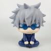 8 Items Blue Lock Jujutsu Kaisen Haikyu Anime Figurine Set Cute Q-Version Sitting Pose Figure Collectible Model Toy Suitable As A Gift for Anime Fans
