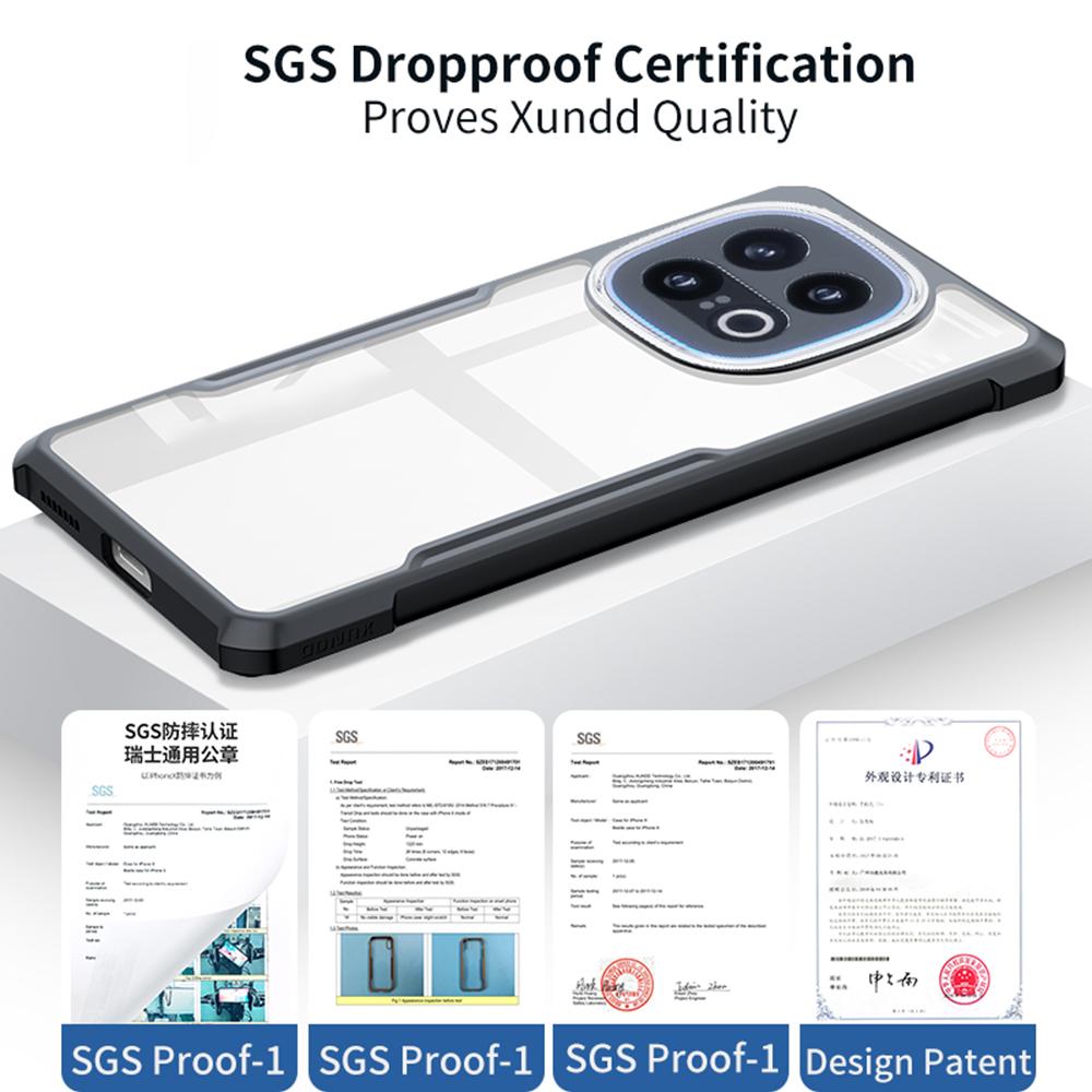 XUNDD For vivo iQOO 13 5G Case Dropproof TPU+Acrylic Clear Back Phone Cover