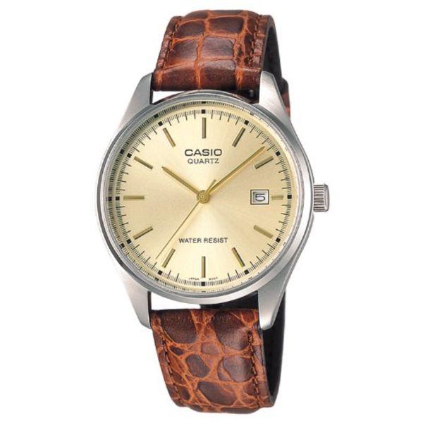 

Стандарт часов CASIO (Старая модель) MTP-1175E-9AJF Мужской кожаный ремешок Коричневый NEW