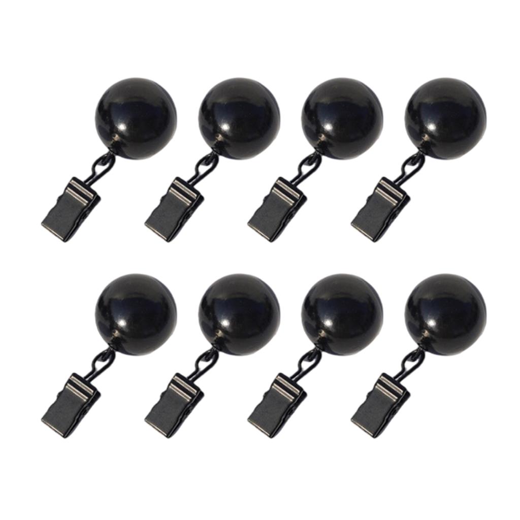 Outdoor Curtain Weights Heavy Duty Drapery Weights with Metal Clip for Shower Curtains Tablecloths,and Garden Flags