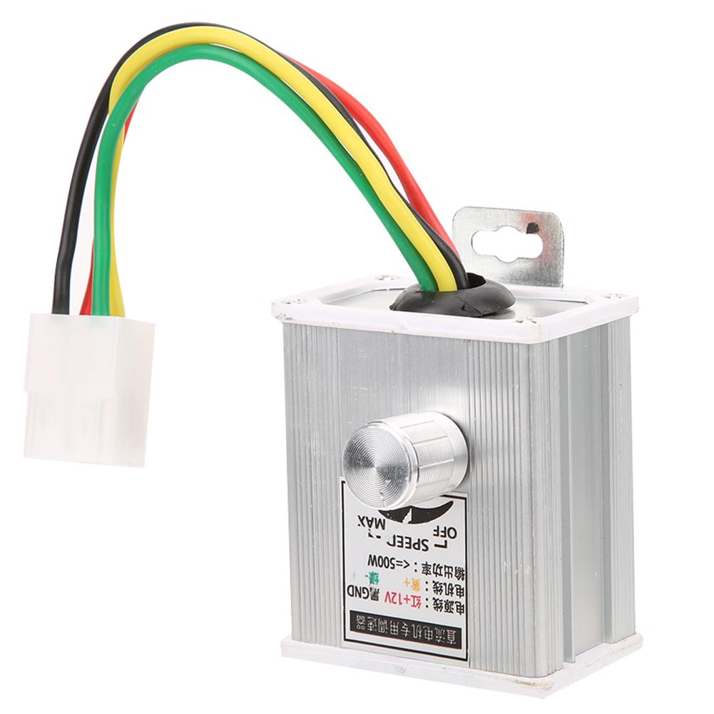 Metall 12V 500W Hochwertiger Gleichstrommotor mit Regler Stabile Leistung