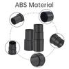 Plastic ABS 5 buc Kit Adaptor Universal Furtun Aspirator Heavy Duty Reutilizabil Conexiune Sigură Etanșare Strânsă